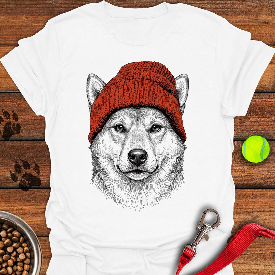 Shiba Beanie White