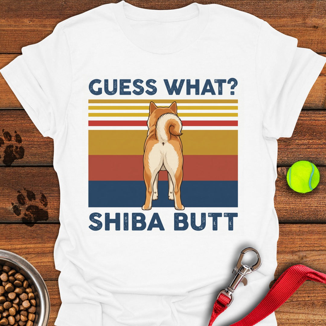 Shiba Butt White