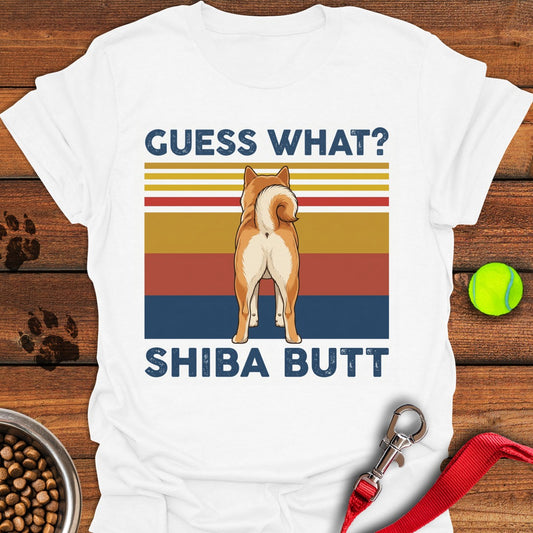 Shiba Butt White