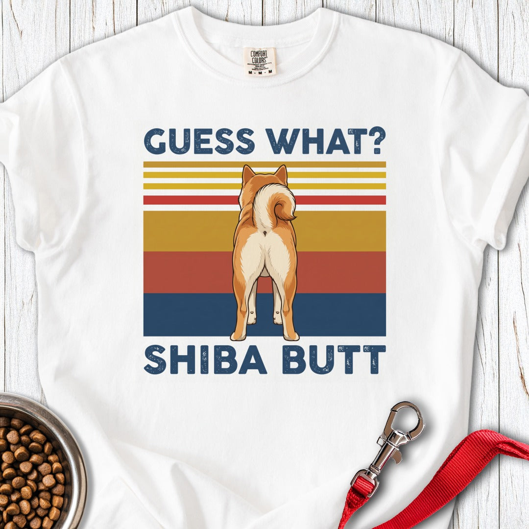 Shiba Butt Premium Tee White