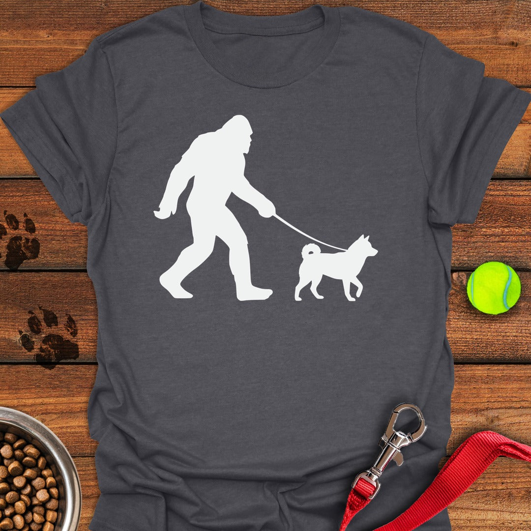 Shiba Inu Bigfoot Dark Heather