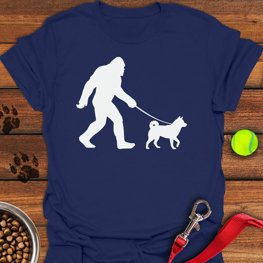 Shiba Inu Bigfoot Navy