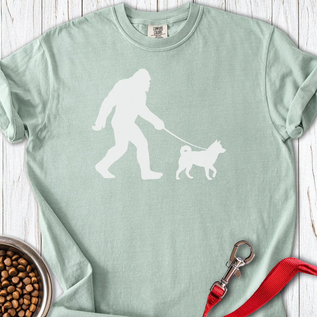 Shiba Inu Bigfoot Premium Tee Bay