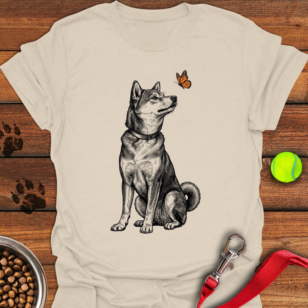 Shiba Inu Butterfly Natural
