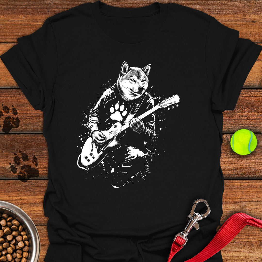 Shiba Inu Guitar Black