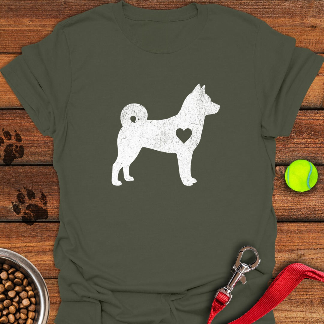 Shiba Inu Love Military Green