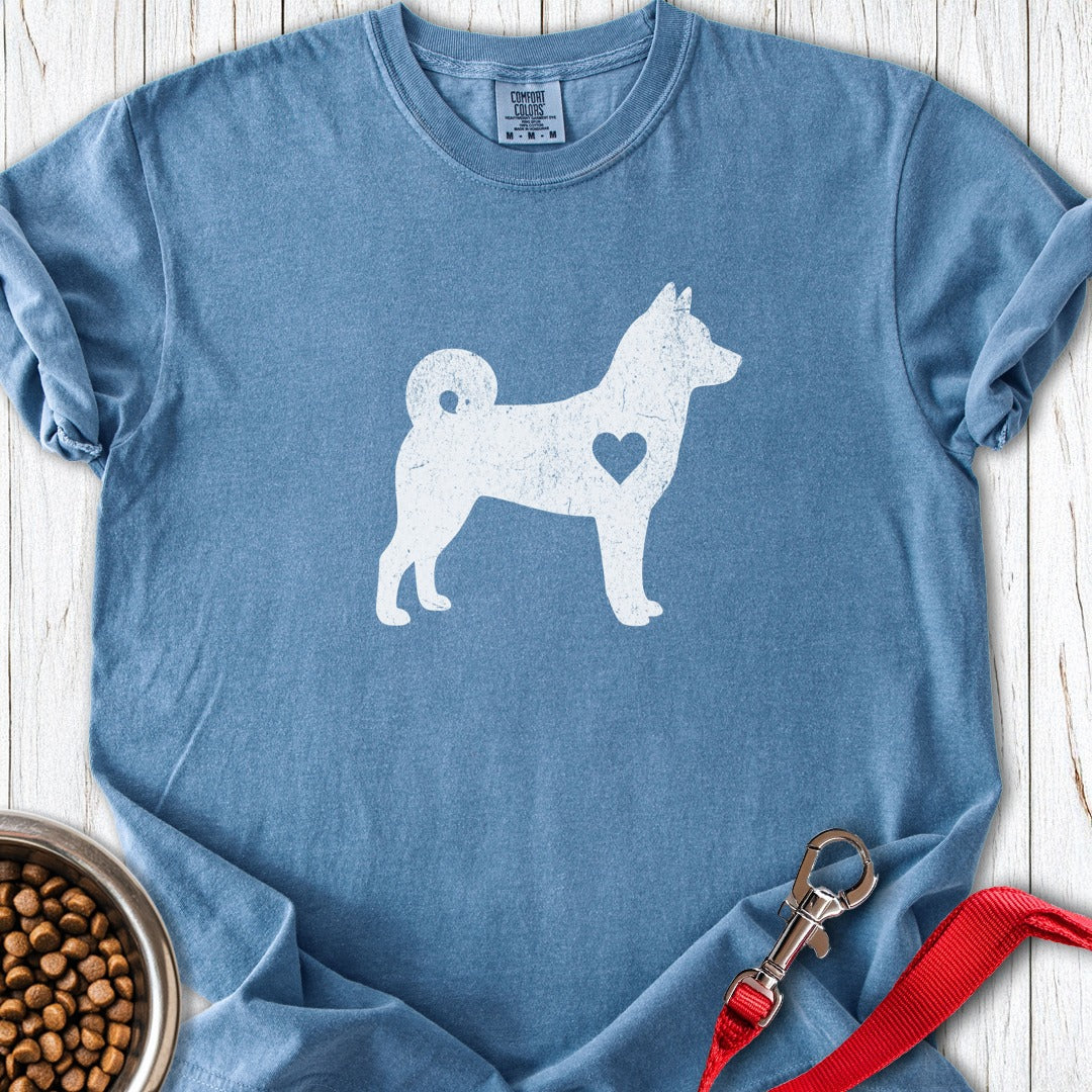 Shiba Inu Love Premium Tee Blue Jean