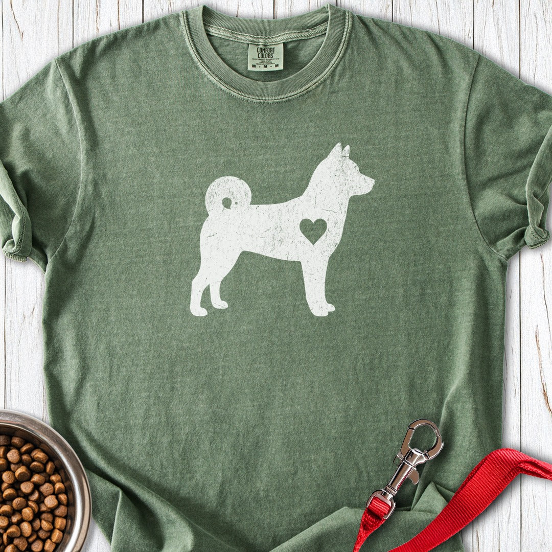 Shiba Inu Love Premium Tee Moss