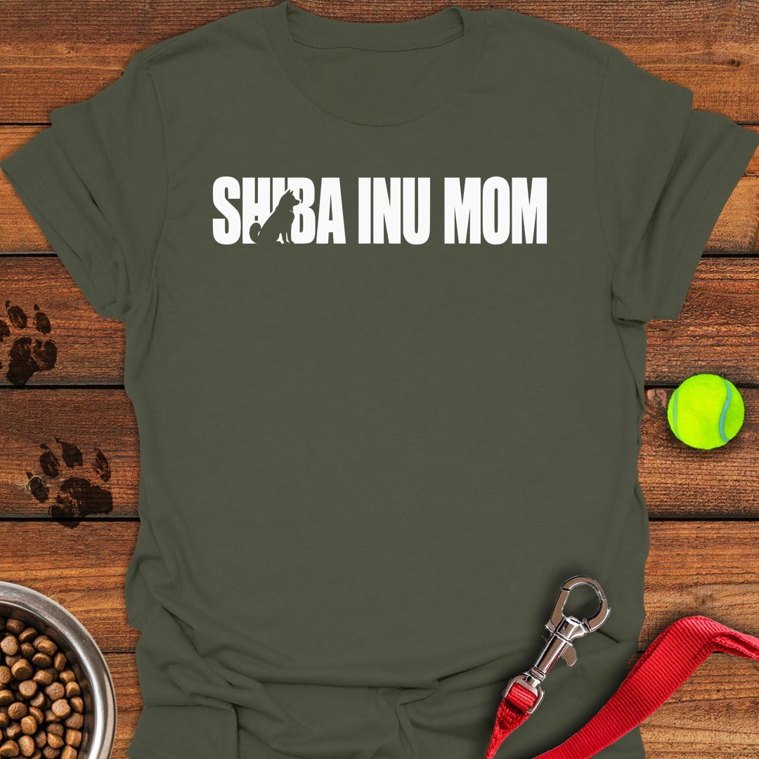Shiba Inu Mom Military Green