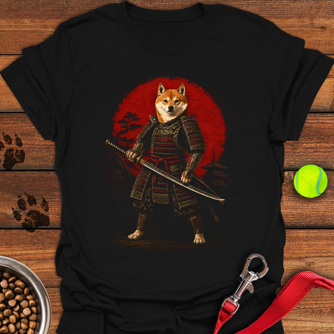 Shiba Inu Samurai II Black
