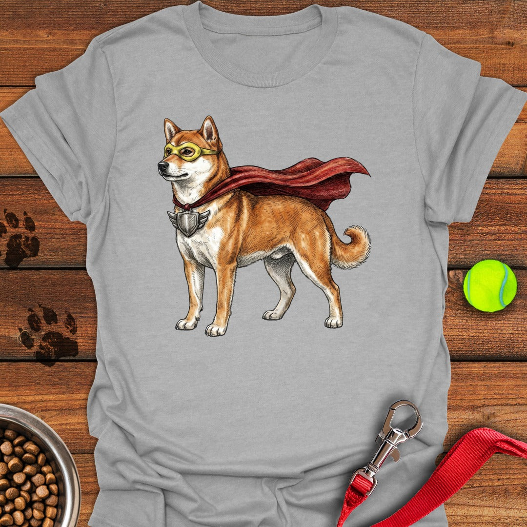 Shiba Inu Superhero Sport Grey