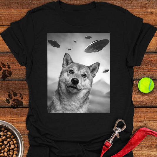 Shiba Inu UFO Black