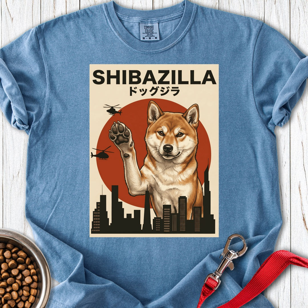 Shibazilla Premium Tee Blue Jean