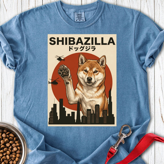 Shibazilla Premium Tee Blue Jean