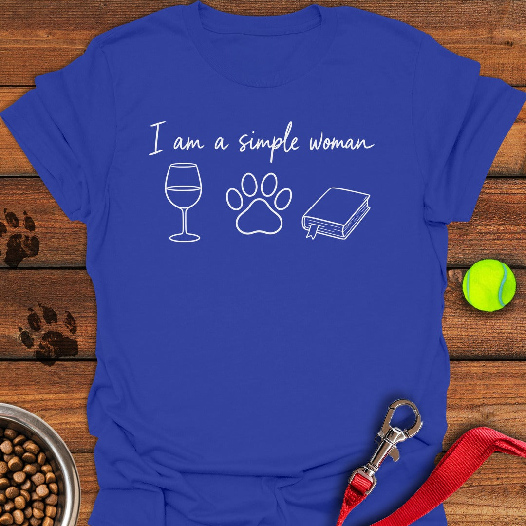 Simple Dog Woman Royal