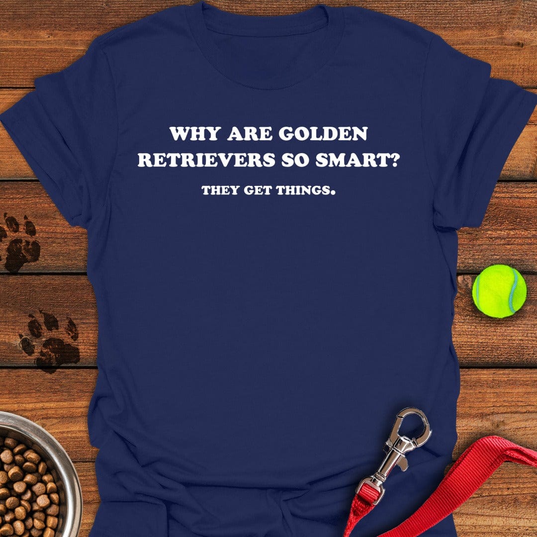 Smart Golden Retrievers Navy