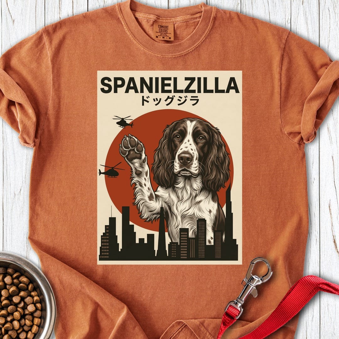 Springer Spaniel Spanielzilla Premium Tee Yam