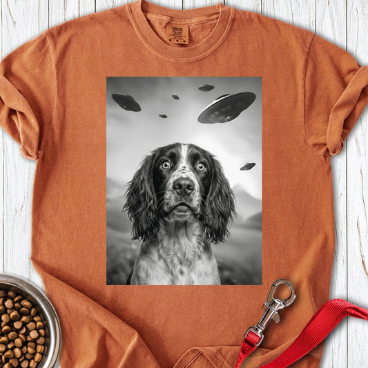 Springer Spaniel UFO Premium Tee Yam