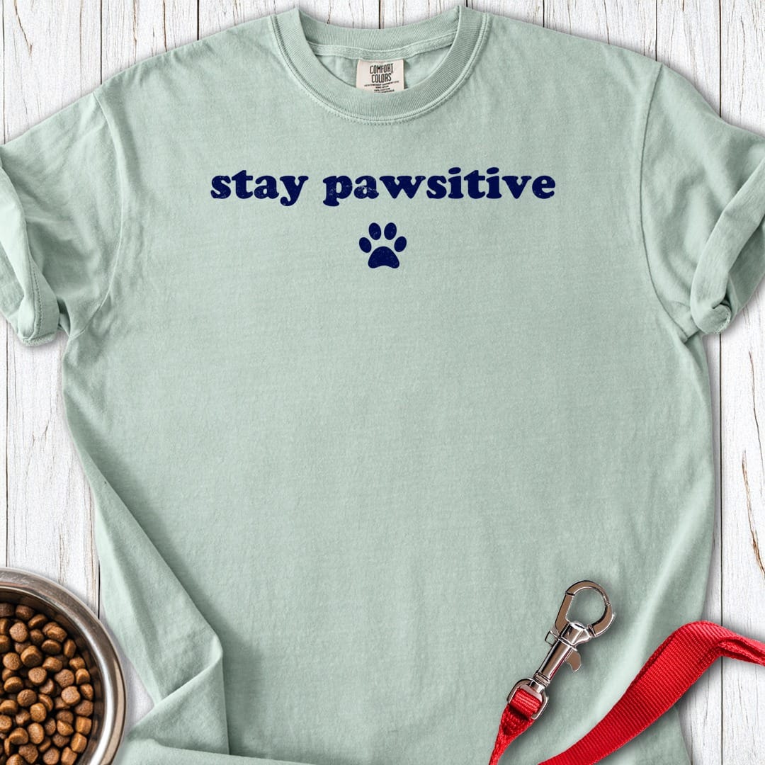 Stay Pawsitive Premium Tee Bay