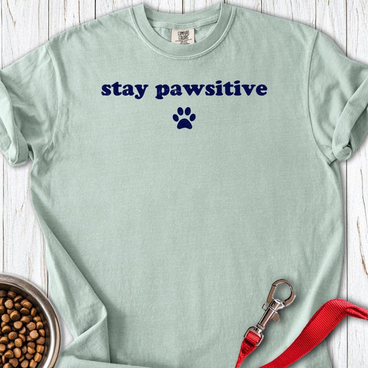 Stay Pawsitive Premium Tee Bay