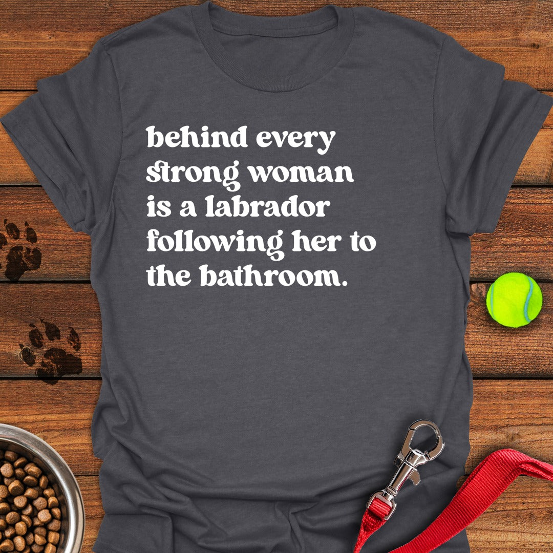 Strong Labrador Woman Dark Heather