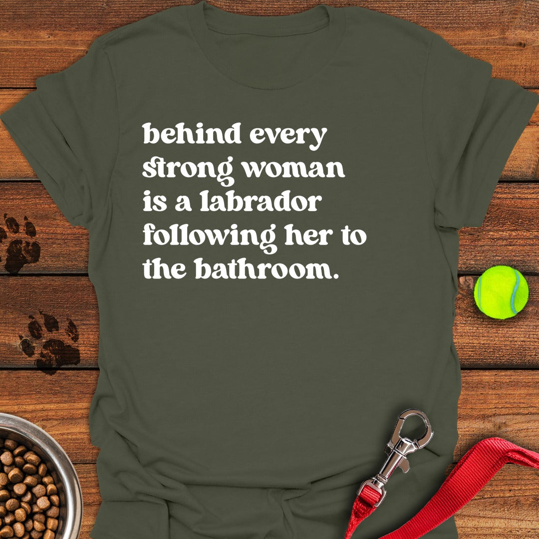 Strong Labrador Woman Military Green