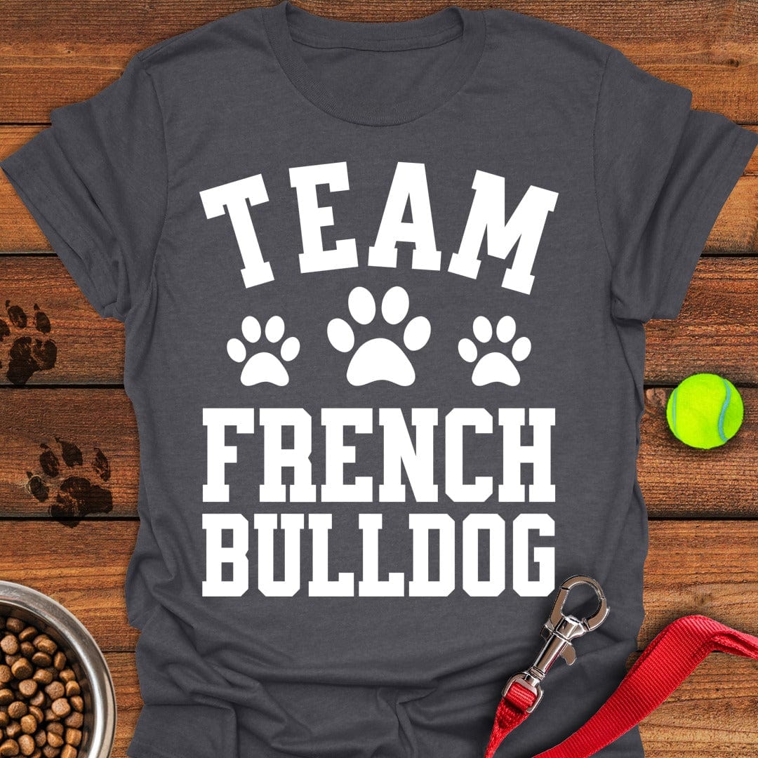 Team French Bulldog Dark Heather