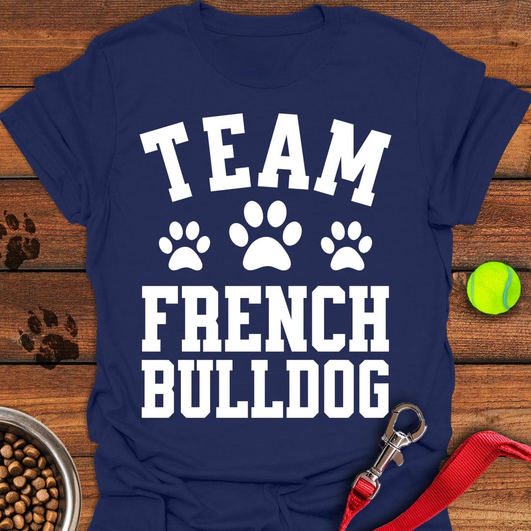 Team French Bulldog Navy
