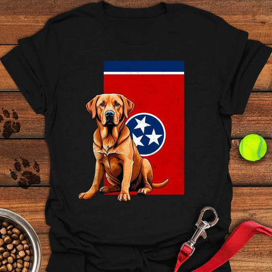 Tennessee Fox Red Labrador T-Shirt Black