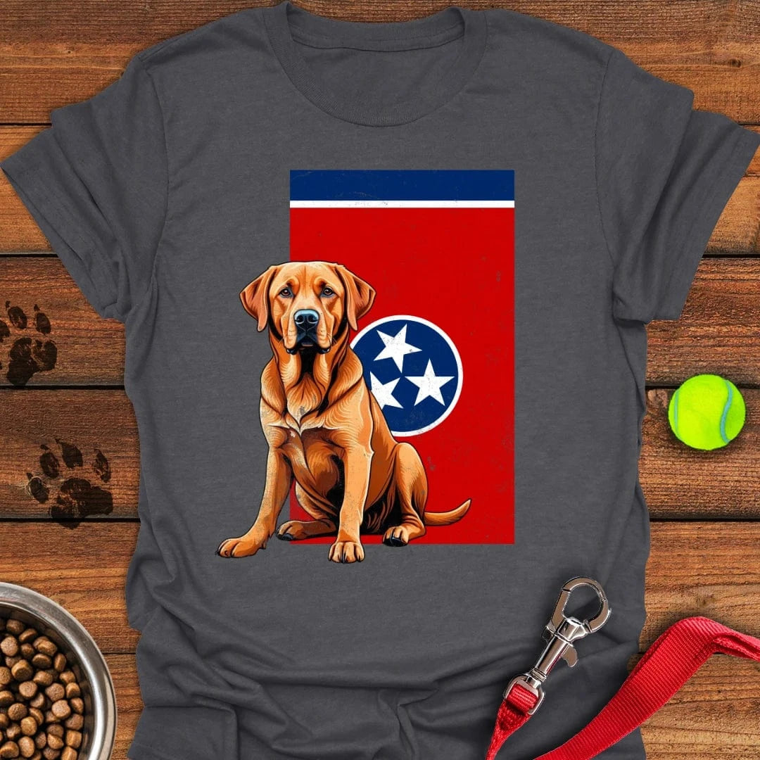 Tennessee Fox Red Labrador T-Shirt Dark Heather