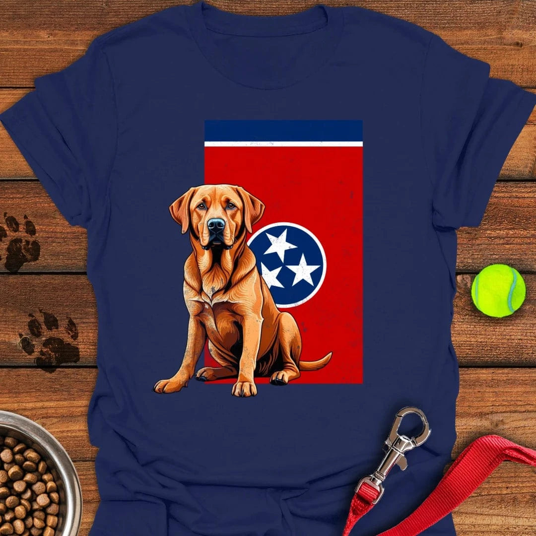 Tennessee Fox Red Labrador T-Shirt Navy