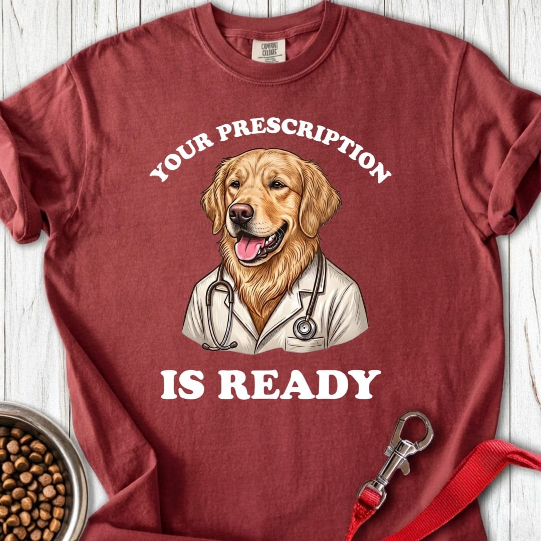 Therapy Golden Retriever Brick