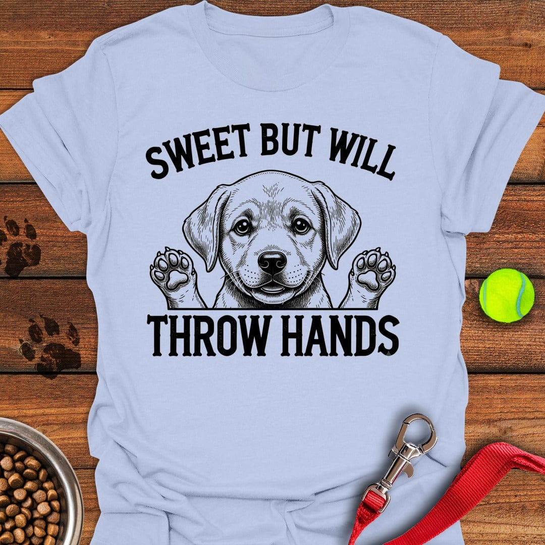 Throw Hands Labrador Light Blue