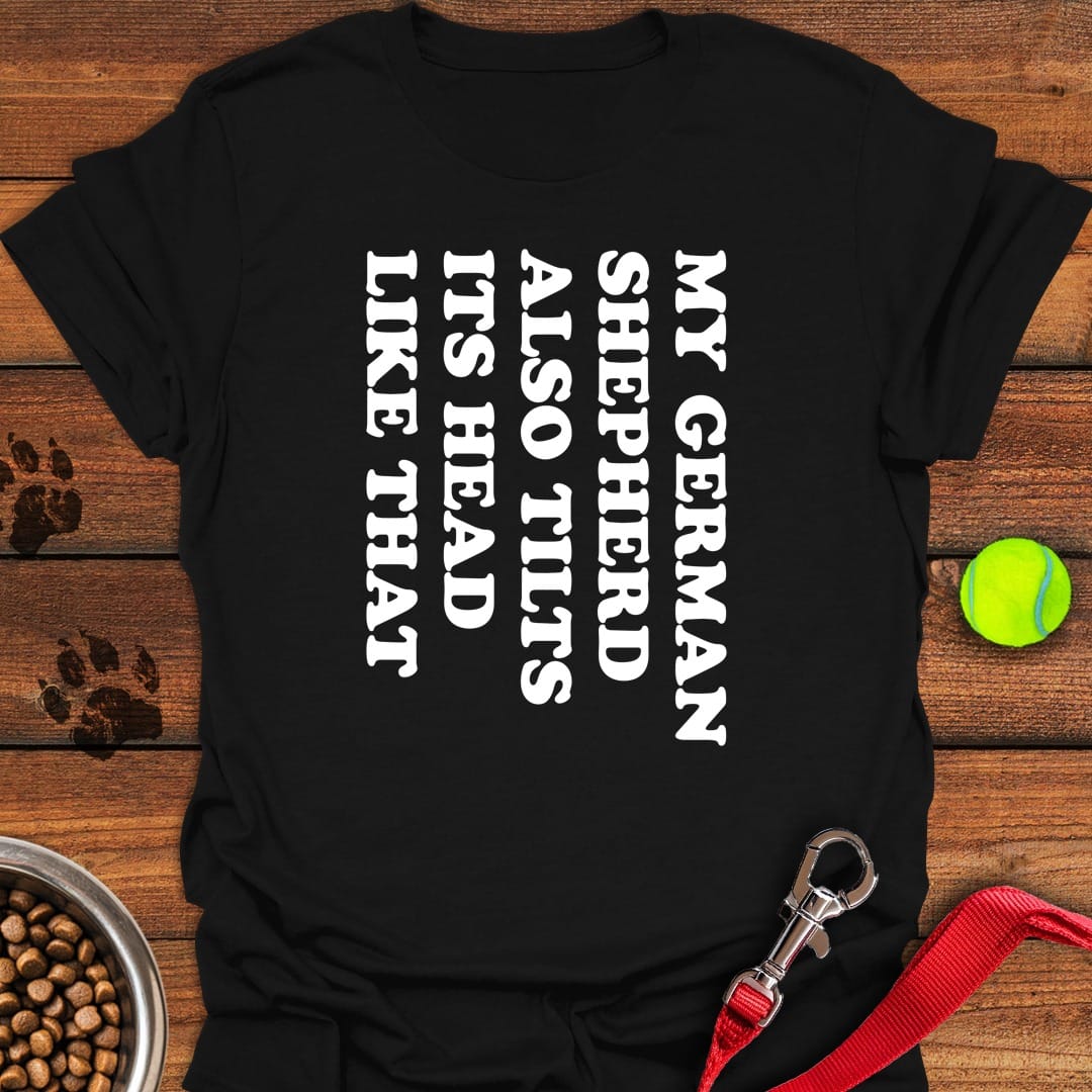 Tilt German Shepherd Black