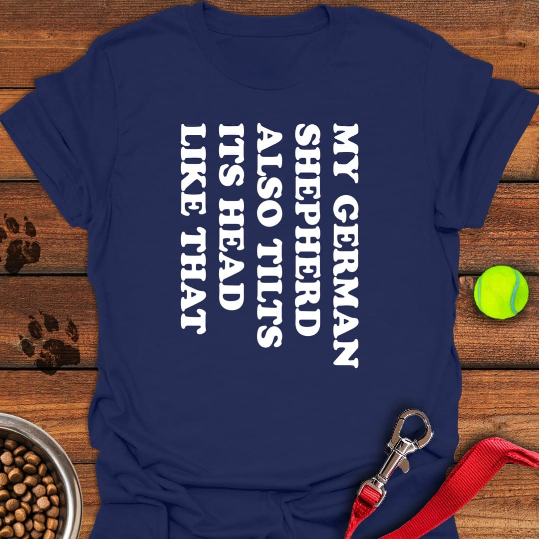 Tilt German Shepherd Navy