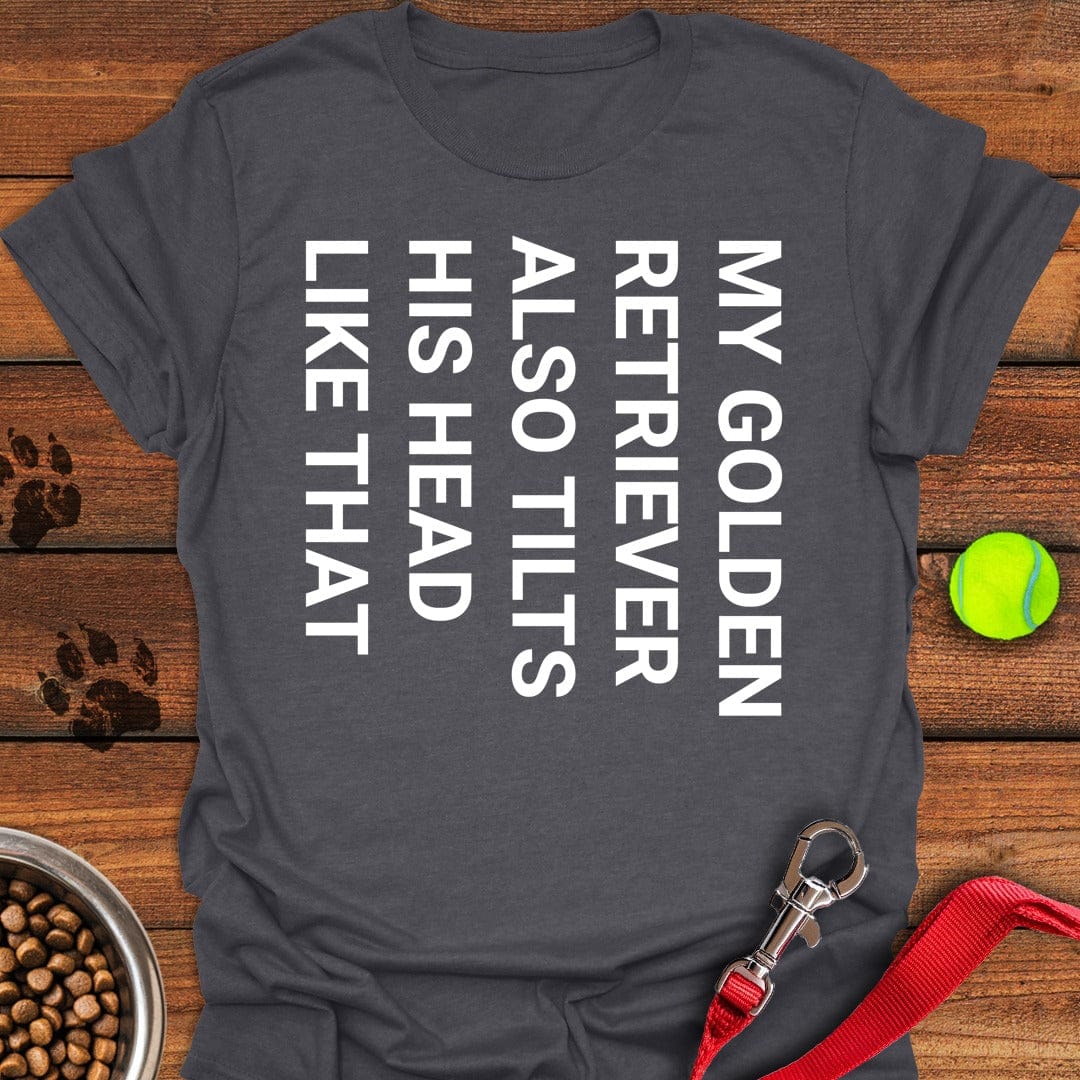 Tilt Head Golden Retriever Dark Heather