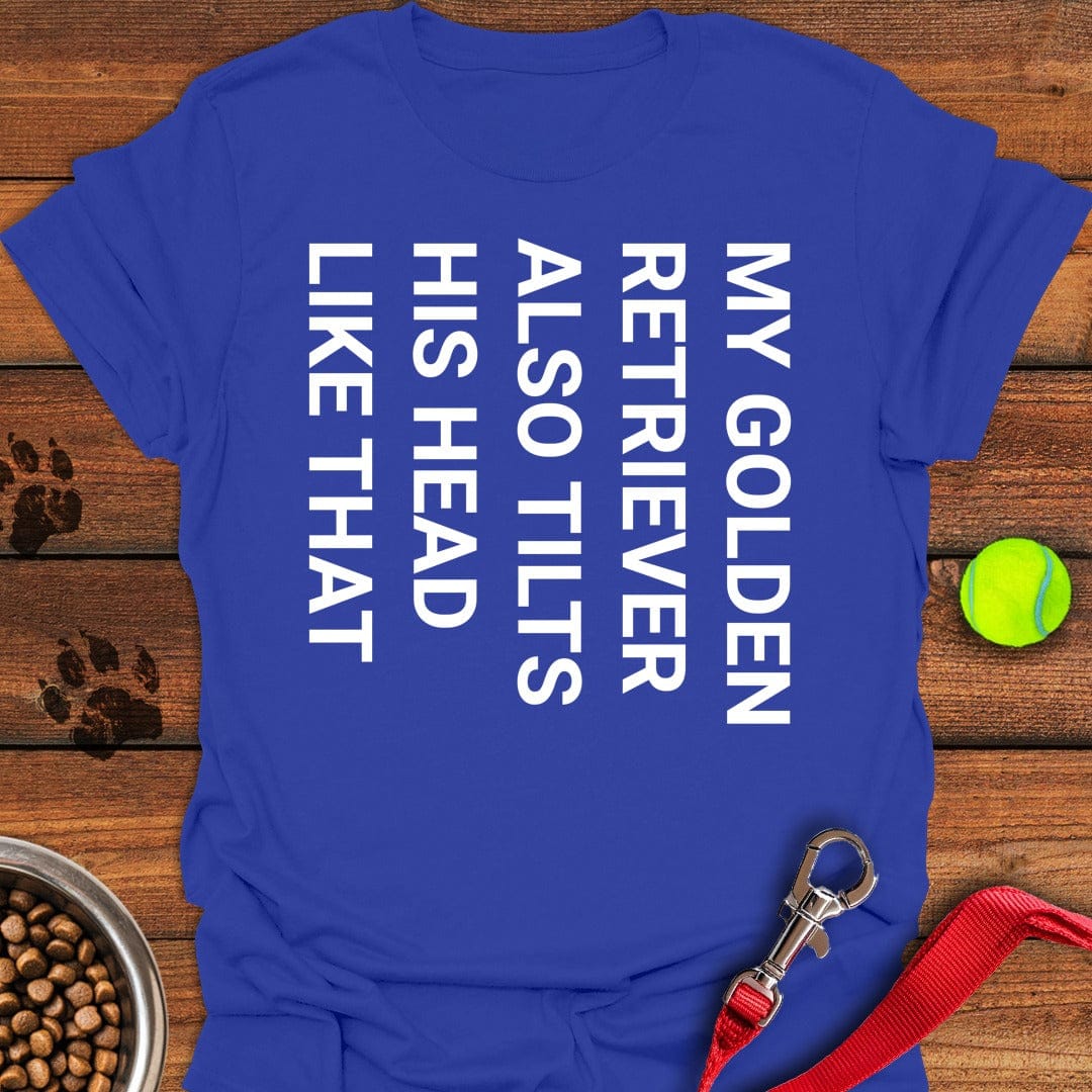 Tilt Head Golden Retriever Royal