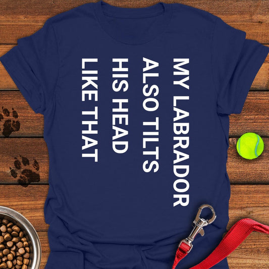 Tilt Head Labrador Navy