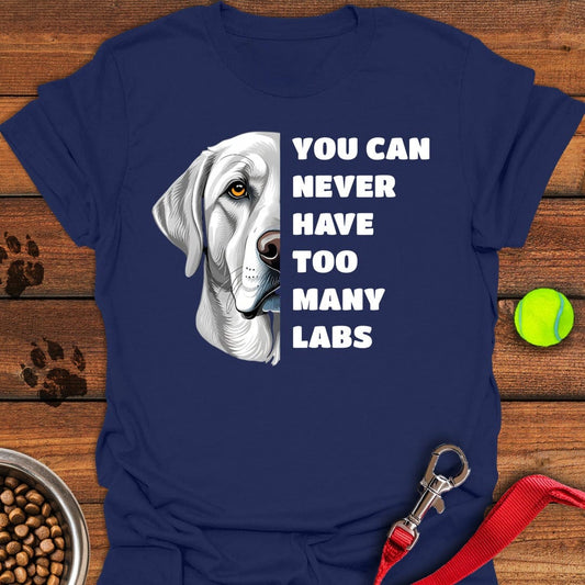 Too Many Silver Labs Navy