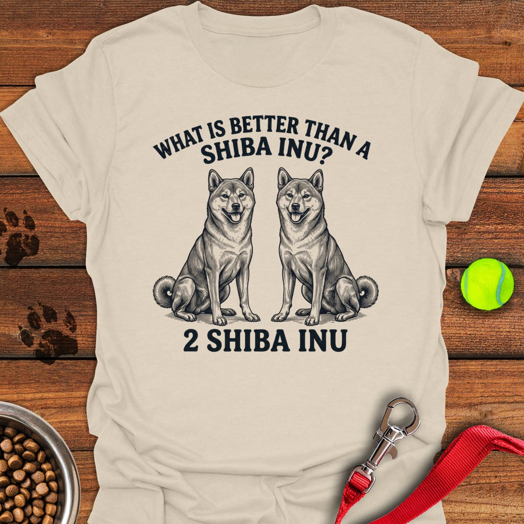 Two Shiba Inu Natural