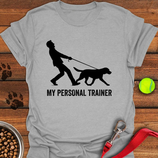 My Personal Trainer Labrador T-Shirt Sport Grey