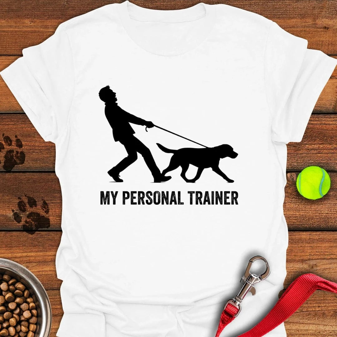 My Personal Trainer Labrador T-Shirt White