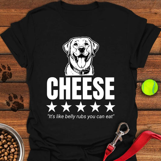Labrador Cheese Review T-Shirt Black