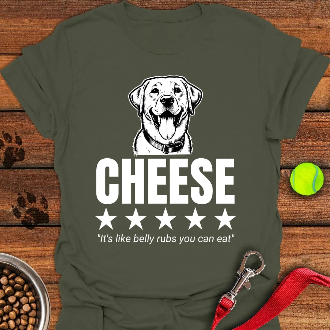 Labrador Cheese Review T-Shirt Military Green