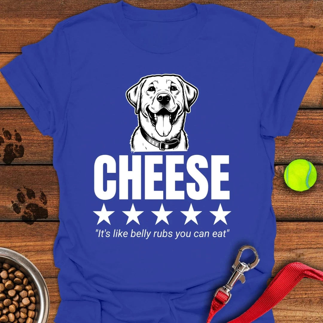 Labrador Cheese Review T-Shirt Royal