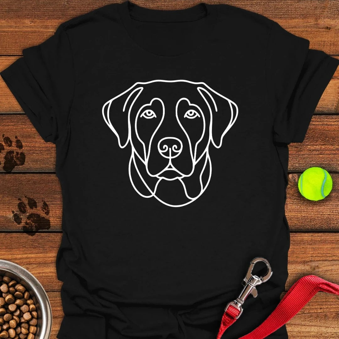 Labrador Line Art Black