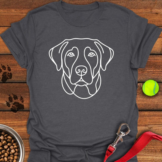 Labrador Line Art Dark Heather