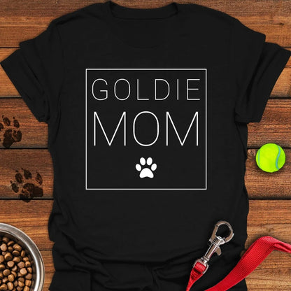 Golden Retriever Mom T-Shirt Black