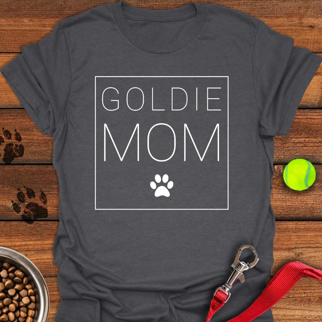 Golden Retriever Mom T-Shirt Dark Heather