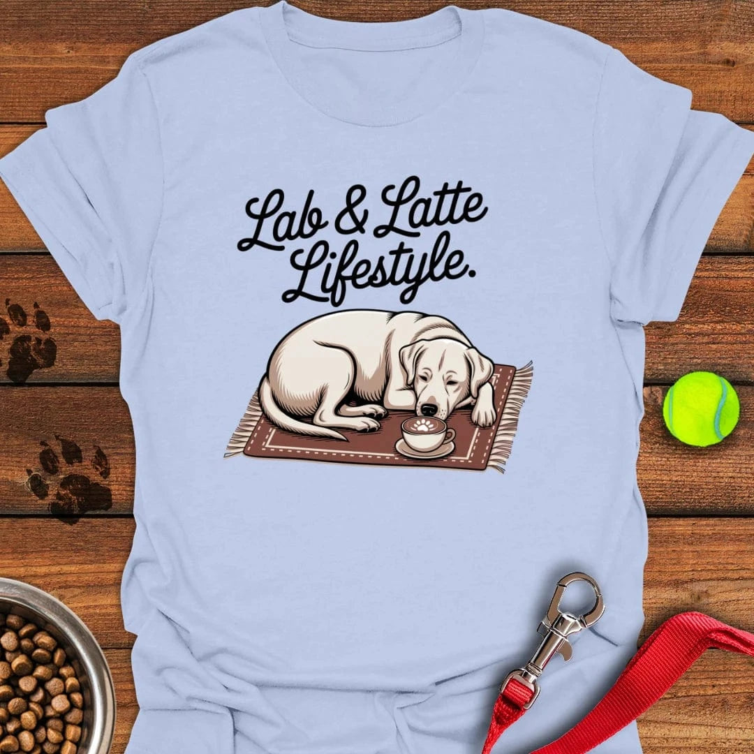 Lab & Latte Lifestyle T-Shirt Light Blue